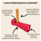 Instructions pour fixer un bâton à mâcher dans le support de sécurité pour chien