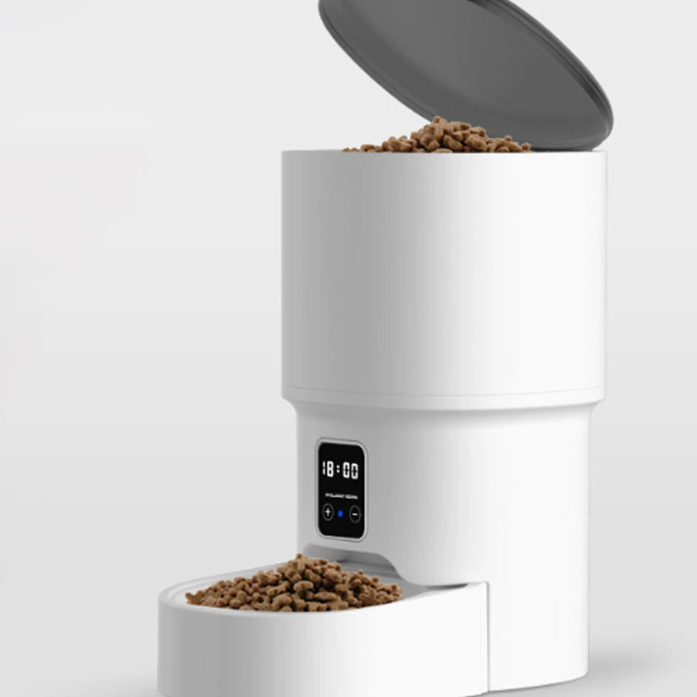 Tuya-Mangeoire intelligente pour chat, alimentation quantitative et chronométrée, adaptée aux chats et aux chiens, bol d'alimentation pour animaux de compagnie, Wi-Fi, grande capacité, 4L