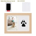 Ensemble cadre double photo et empreinte avec kit encreur