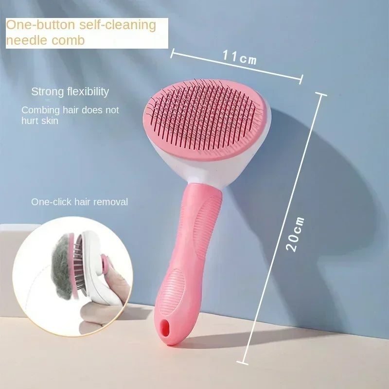 Brosse de toilettage pour chat et petit chien – Démêlage et élimination des poils morts