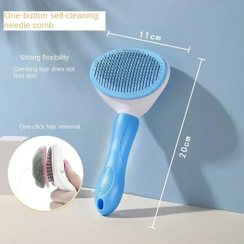 Brosse de toilettage pour chat et petit chien – Démêlage et élimination des poils morts