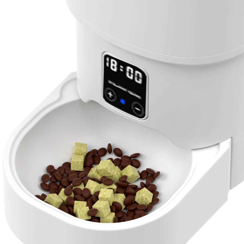 Tuya-Mangeoire intelligente pour chat, alimentation quantitative et chronométrée, adaptée aux chats et aux chiens, bol d'alimentation pour animaux de compagnie, Wi-Fi, grande capacité, 4L