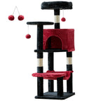 Arbre à chat multi-niveaux 112 cm avec condo et hamac / Multi-level cat tree 112cm with condo and hammock