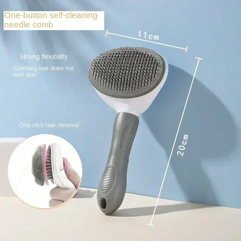 Brosse de toilettage pour chat et petit chien – Démêlage et élimination des poils morts
