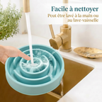 Bol anti-glouton pour chien et chat, design labyrinthe / Slow feeder bowl for dogs and cats, maze design