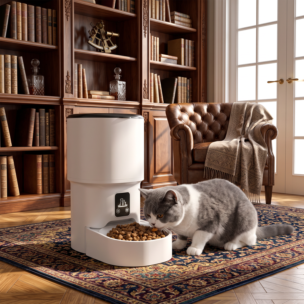 Mangeoire intelligente programmable pour chat et chien / Smart automatic pet feeder for cats and dogs