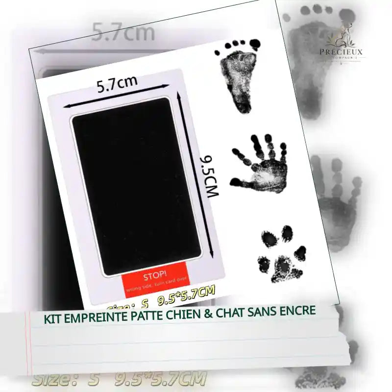 Kit Empreinte Patte Chien & Chat Sans Encre by@Outfy