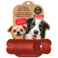 Support de sécurité rouge pour bâton à mâcher destiné aux chiens